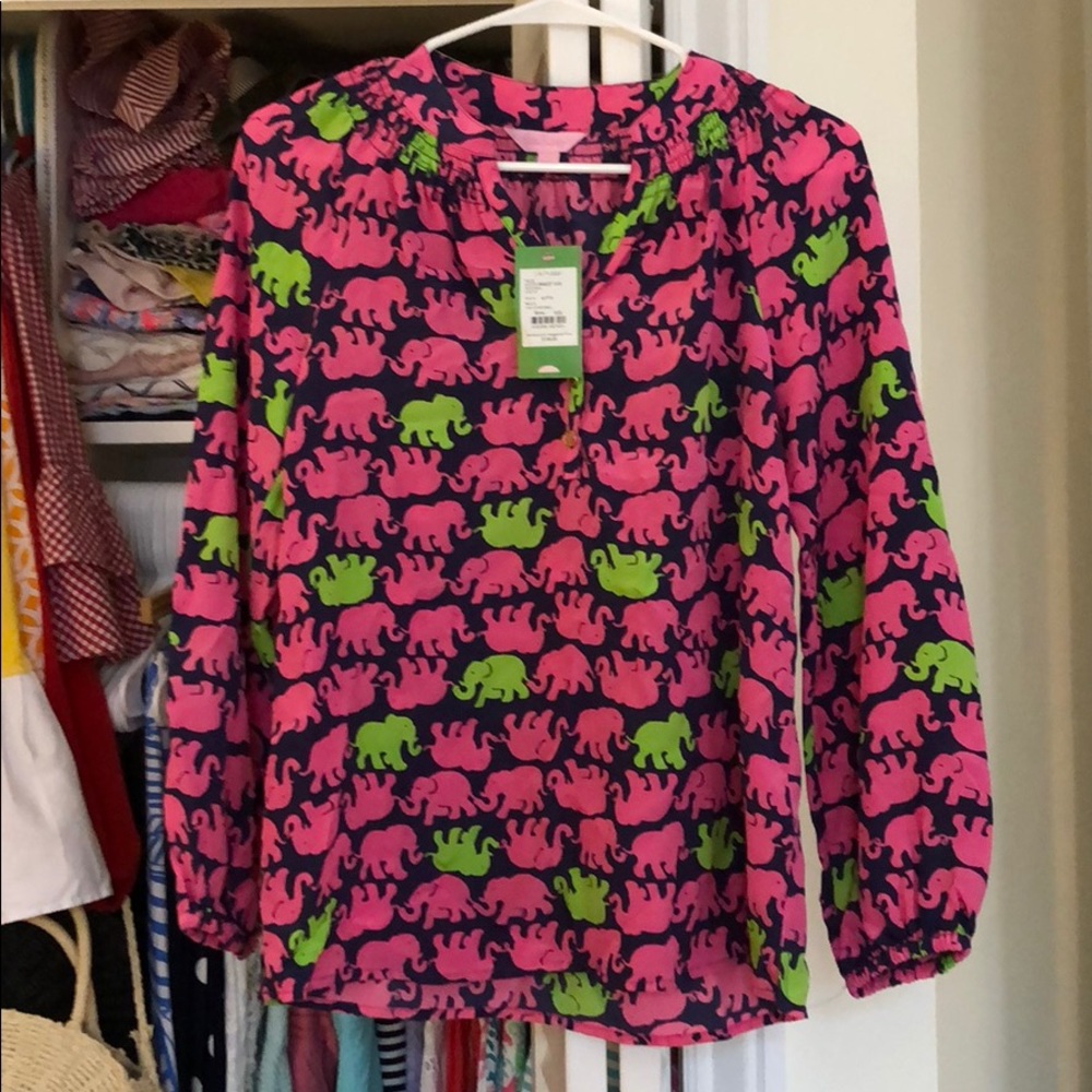 Lilly Pulitzer Tusk in the sun Elsa top